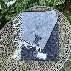 NWT Rag & Bone gray Allen scarf.